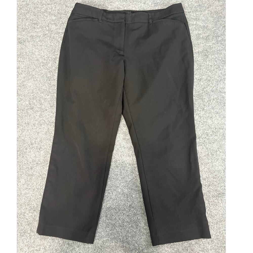 White House Black Market The Slim Ankle Pants Black Size 14S